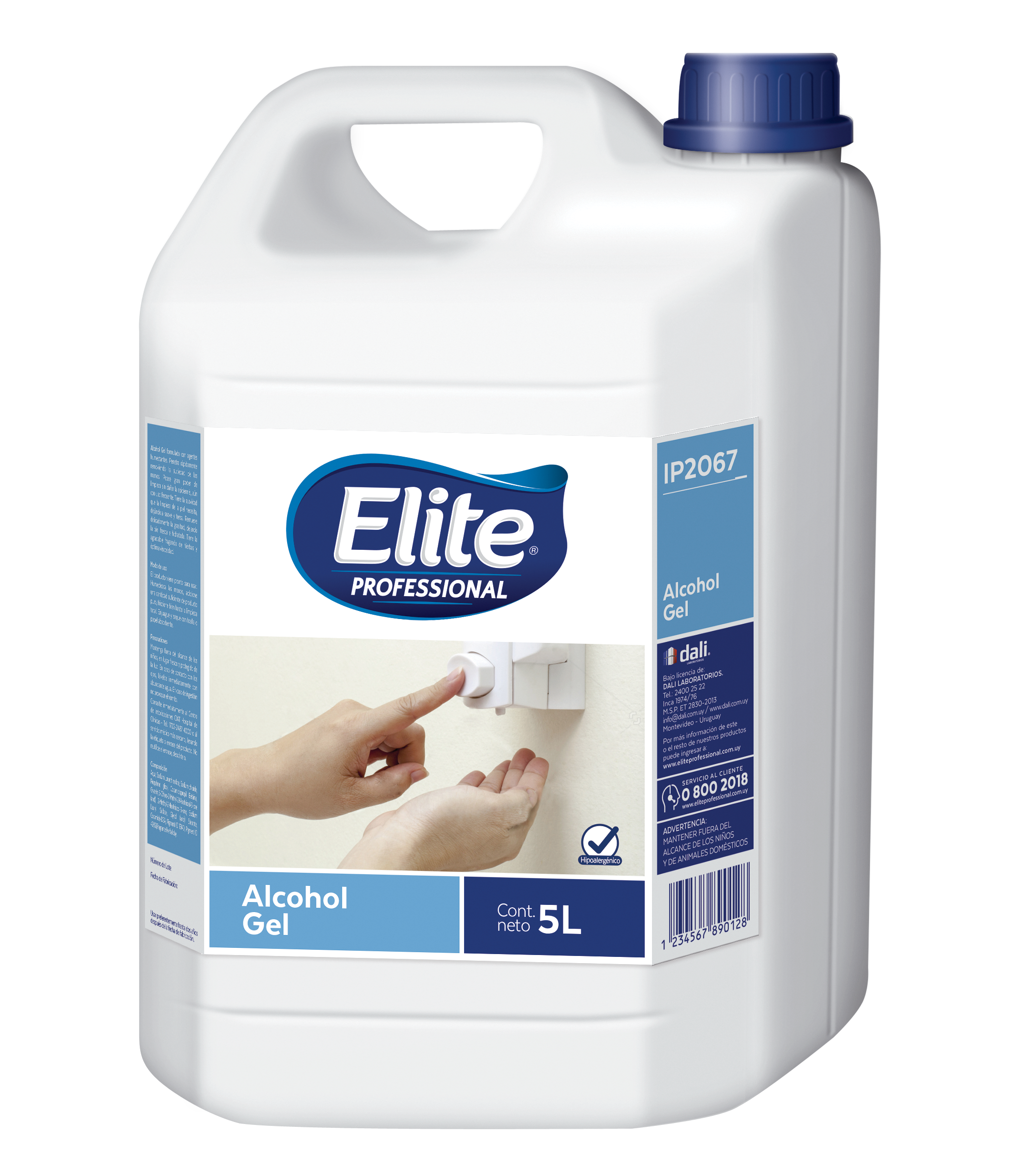 ALCOHOL GEL ELITE BIDÓN 5L