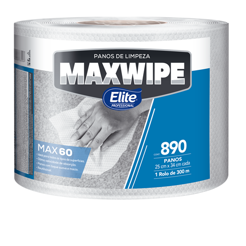  PAÑO MAXWIPE 60  60gr - 890 PAÑOS (24X34)